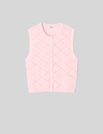 Gilet sans manches en crochet