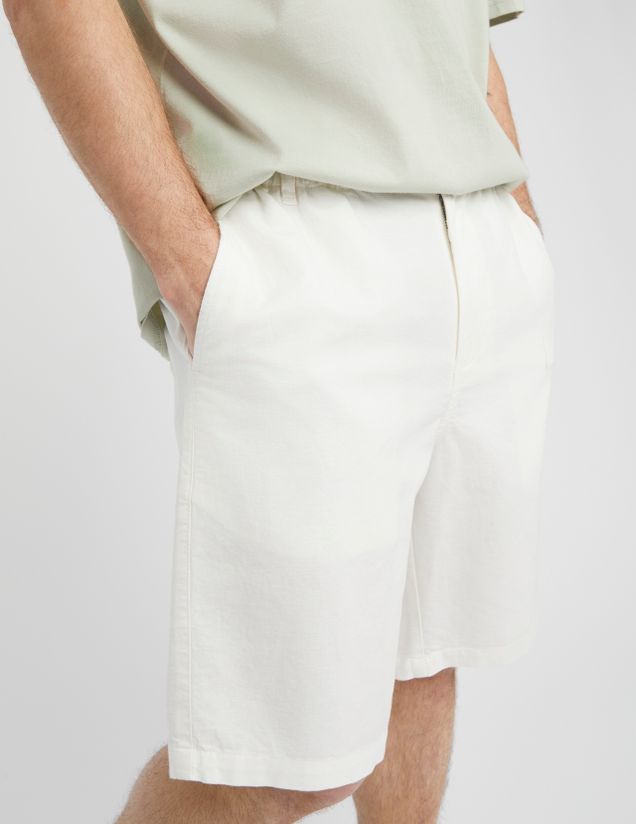 Bermuda coton lin