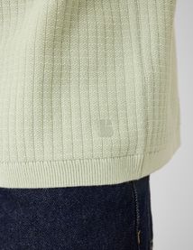 Polo maille c&ocirc;tel&eacute;e