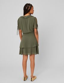 Robe courte en plumetis