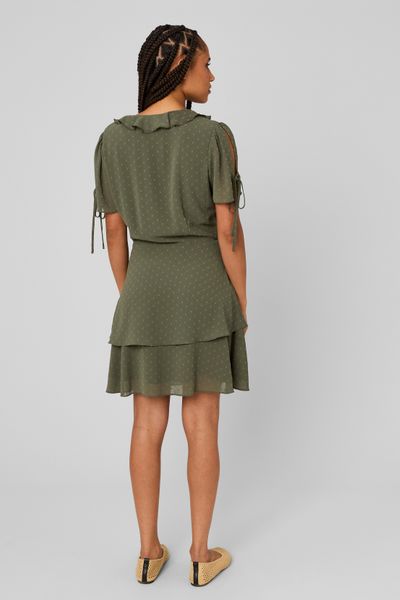 Robe courte en plumetis