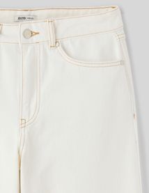 Jean wide leg taille standard