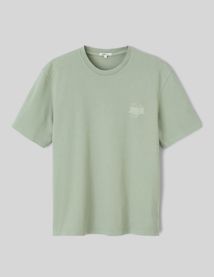 T-shirt garment dye imprimé