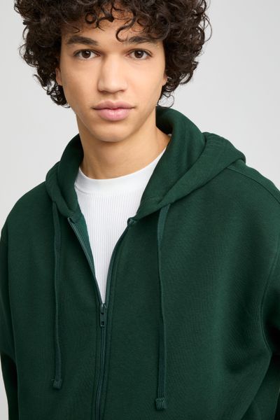 Sweat zipp&eacute; &agrave; capuche