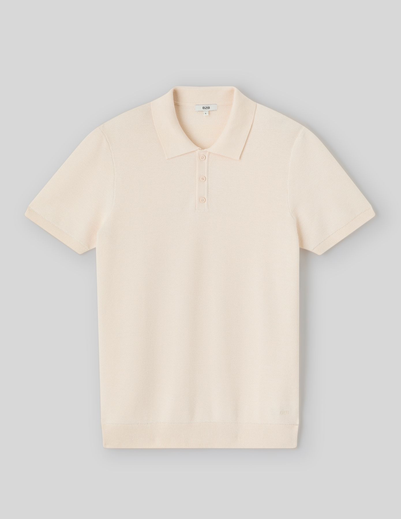 Polo matière fantaisie