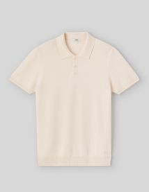Polo matière fantaisie