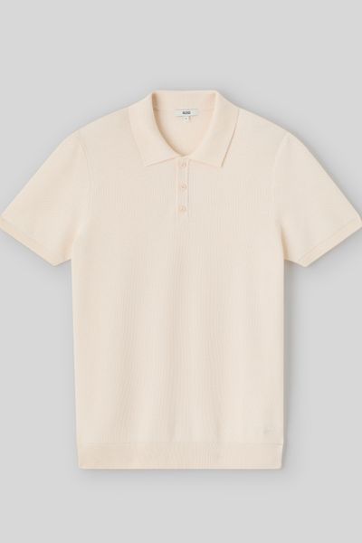 Polo matière fantaisie