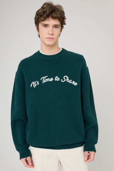 Pull broderie fantaisie