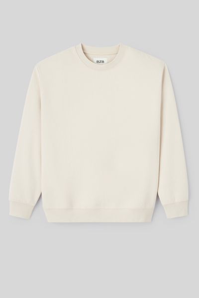 Sweat col rond uni