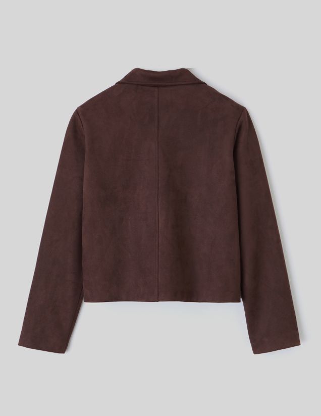 Veste su&eacute;dine &agrave; frange