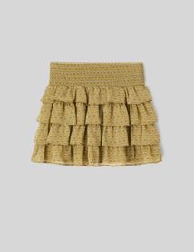 Jupe imprim&eacute;e &agrave; volants