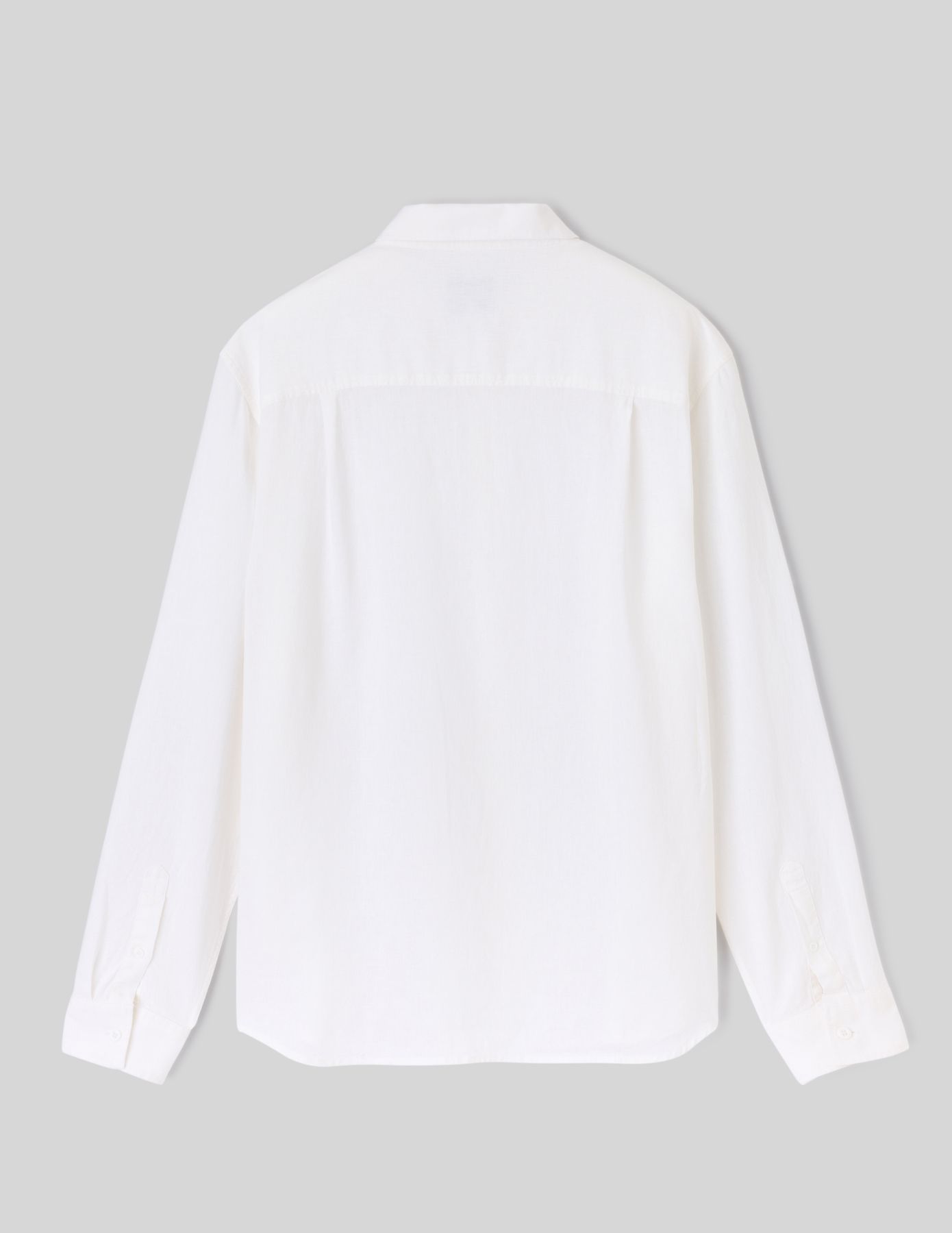 Chemise manches longues viscose lin