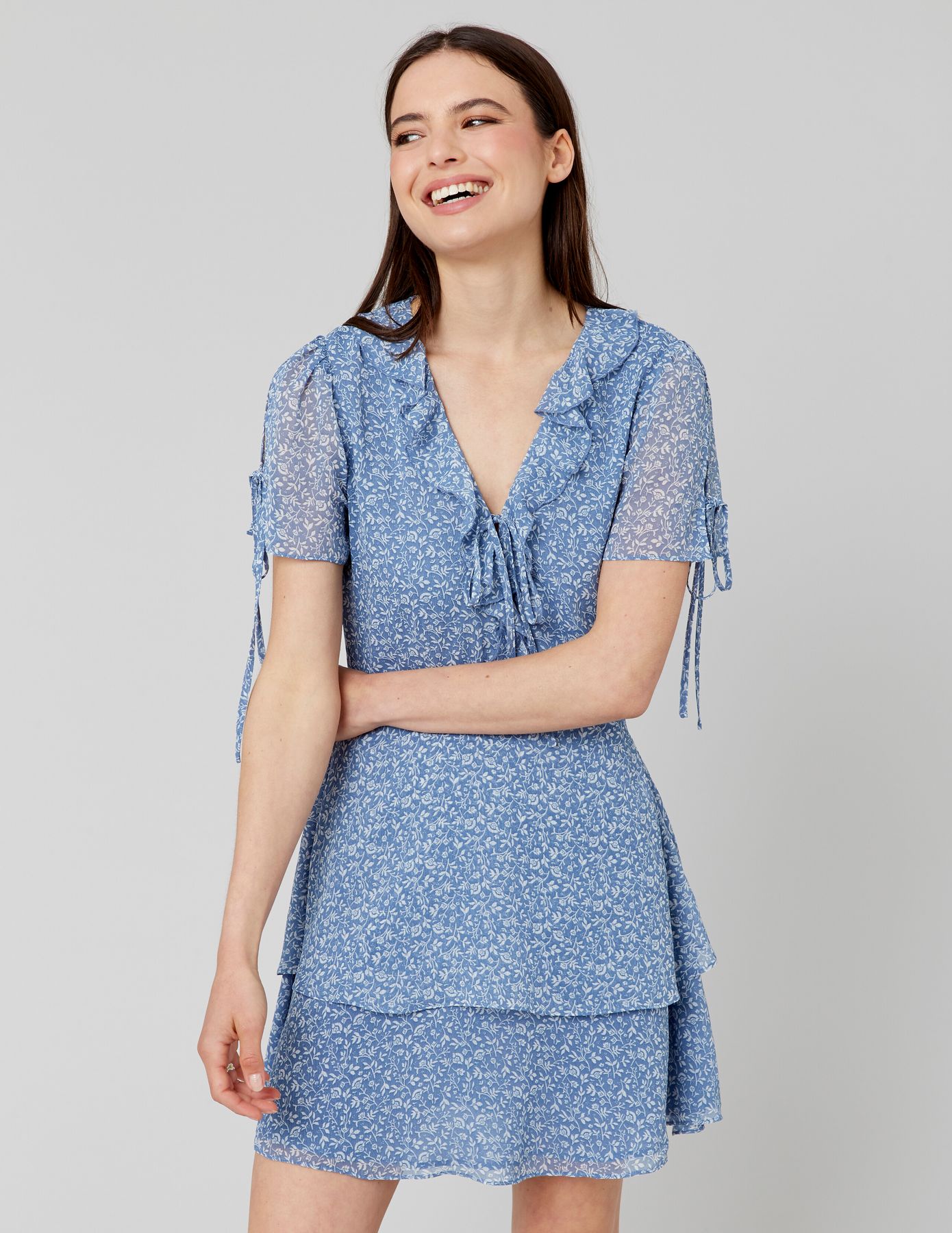 Robe courte imprimée