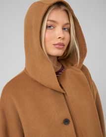Manteau &agrave; col &eacute;charpe