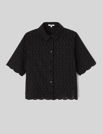 Chemisette en broderie anglaise