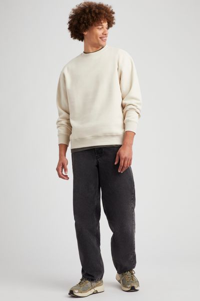 Sweat col rond uni