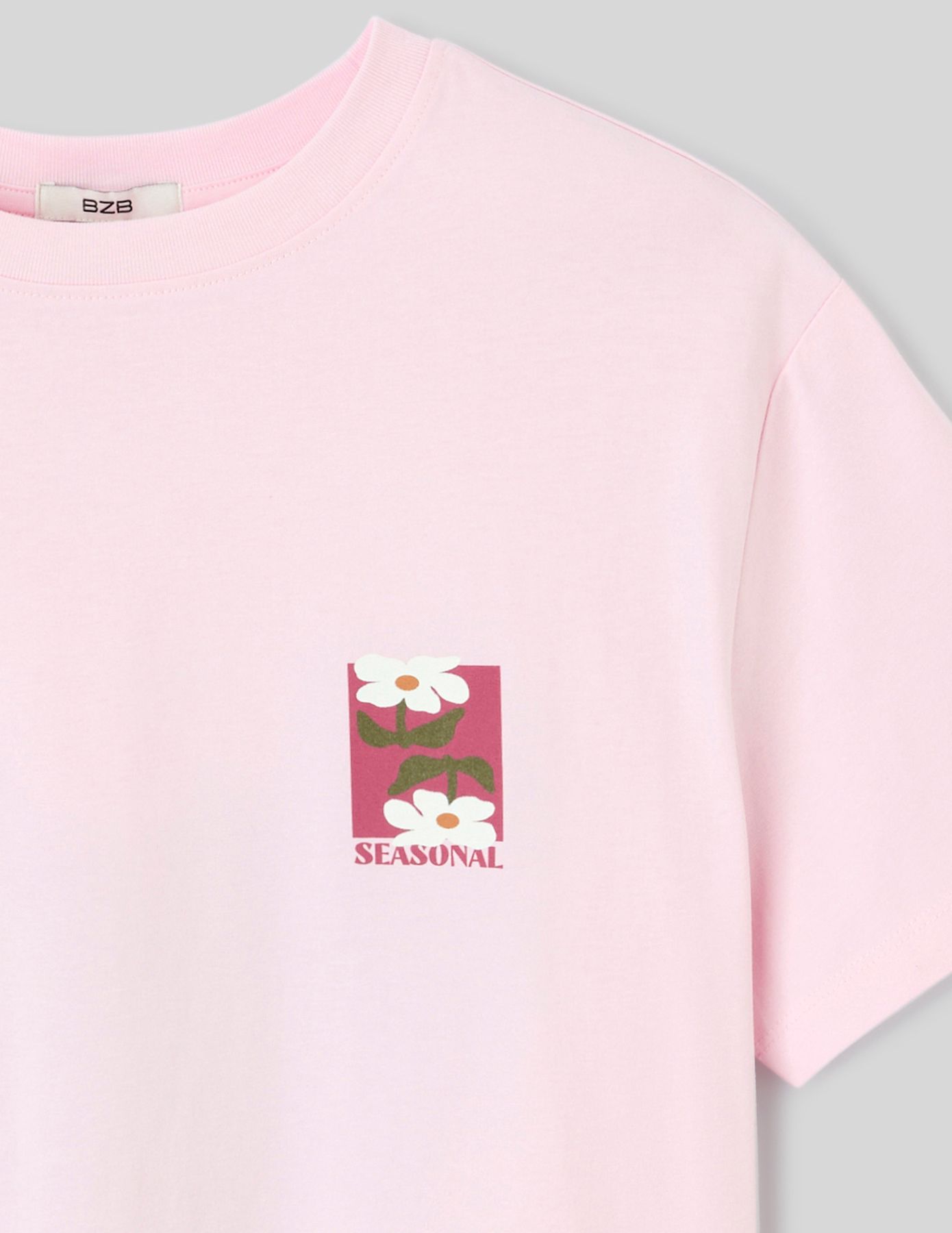 T-shirt imprim&eacute; devant / dos