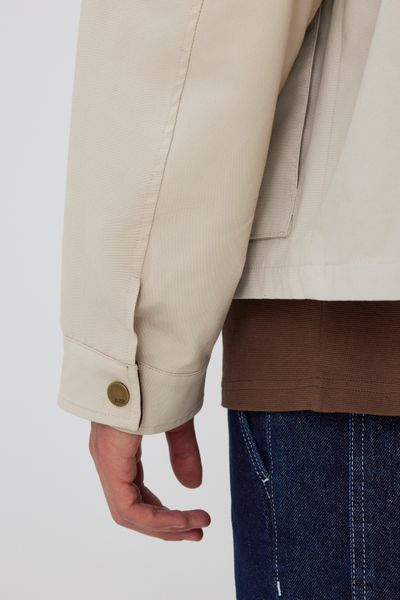 Veste zippée col velours