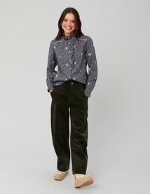 Pantalon velours balloon