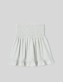 Jupe short imprimé fleurs