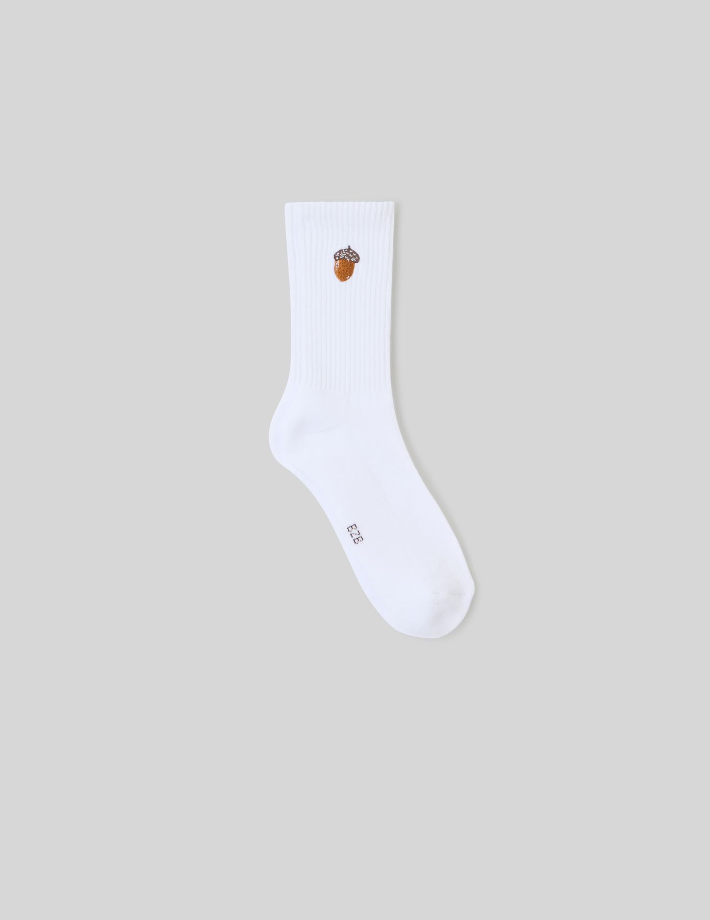 Chaussette unitaire broderie