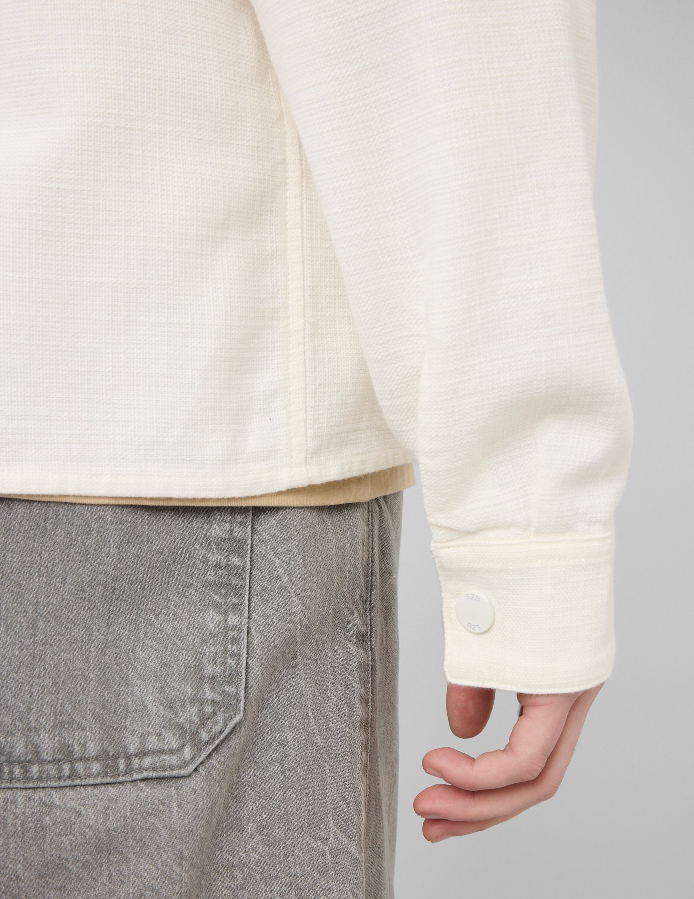 Veste zipp&eacute;e textur&eacute;e