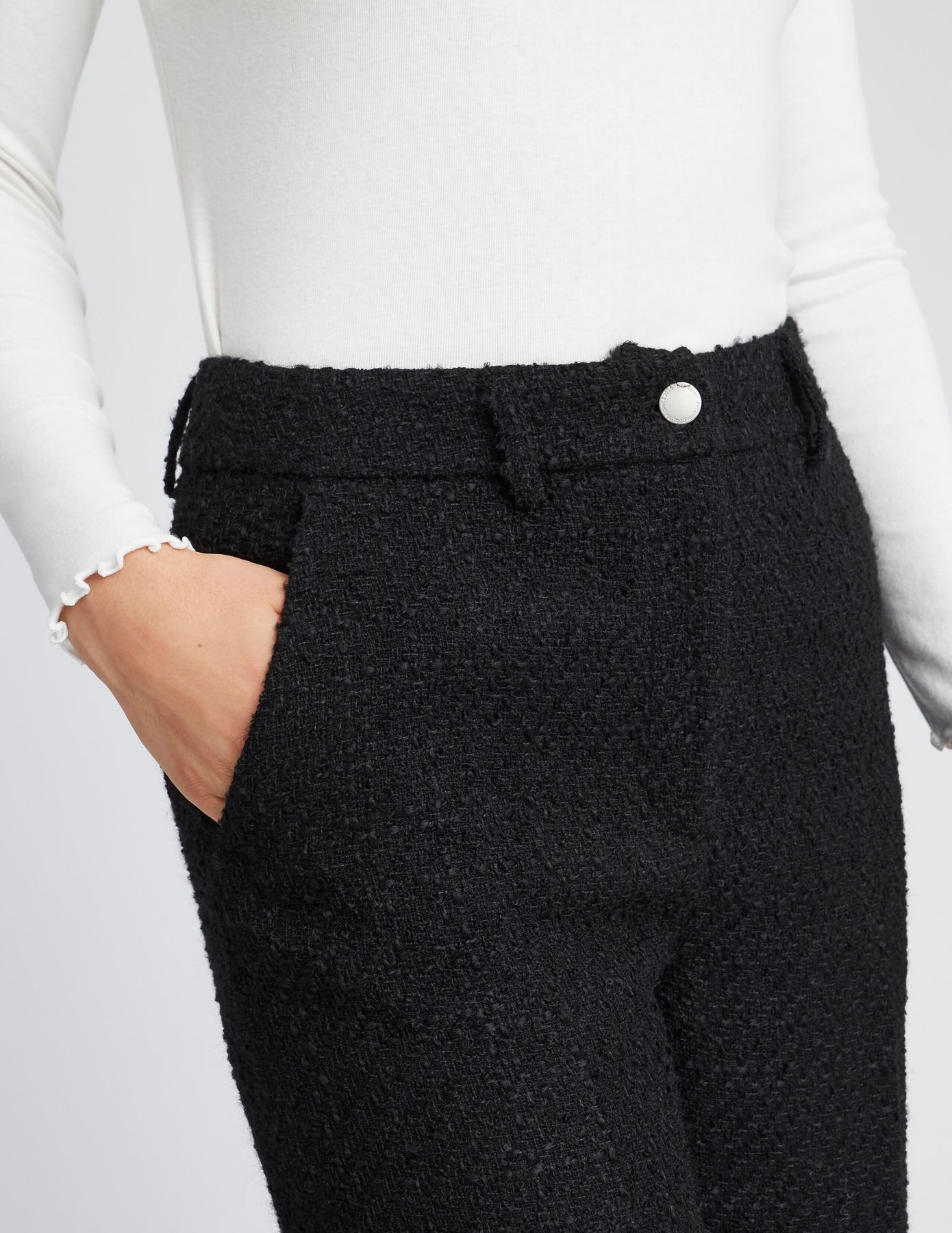 Pantalon en tweed