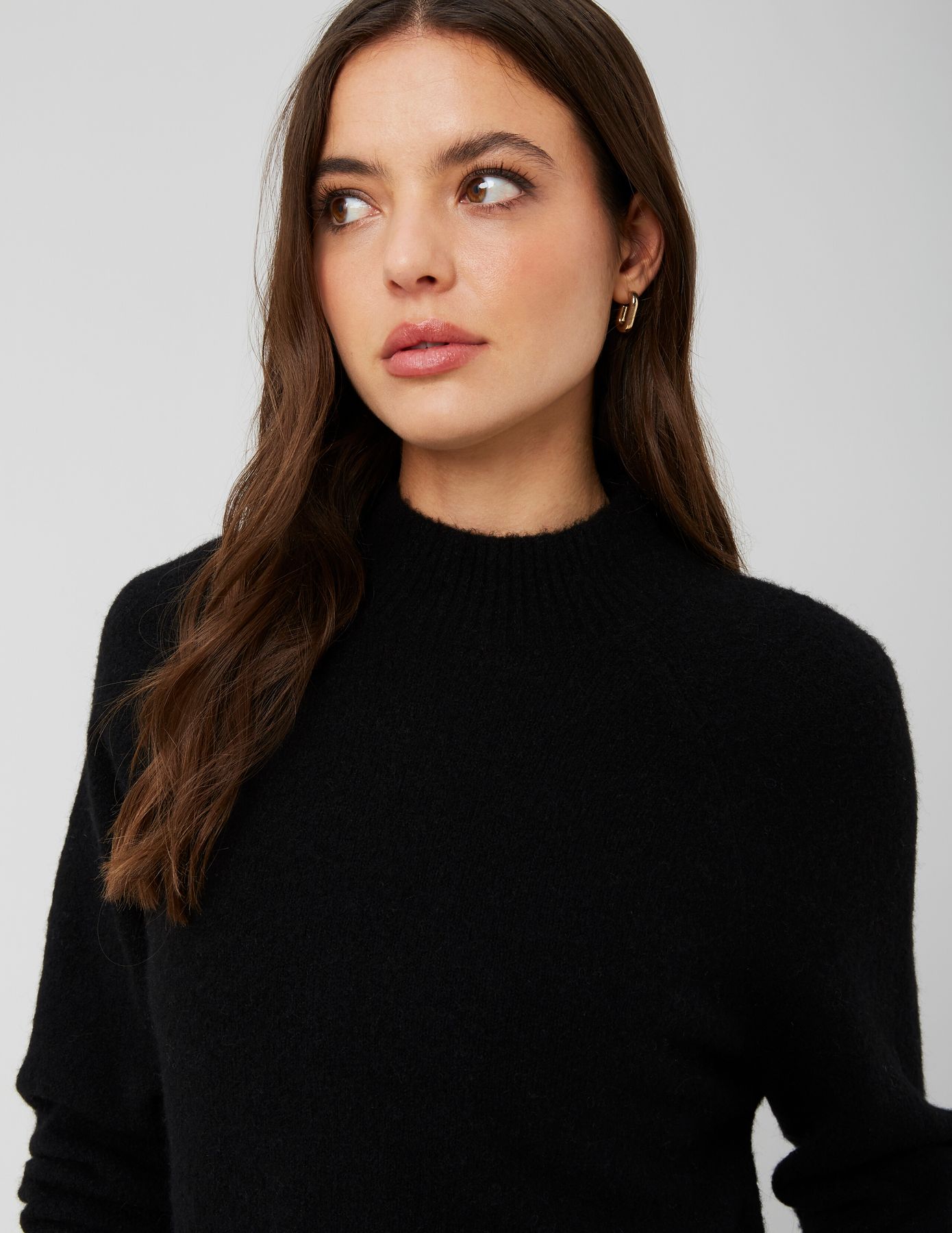 Pull col montant premium