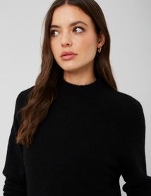 Pull col montant premium