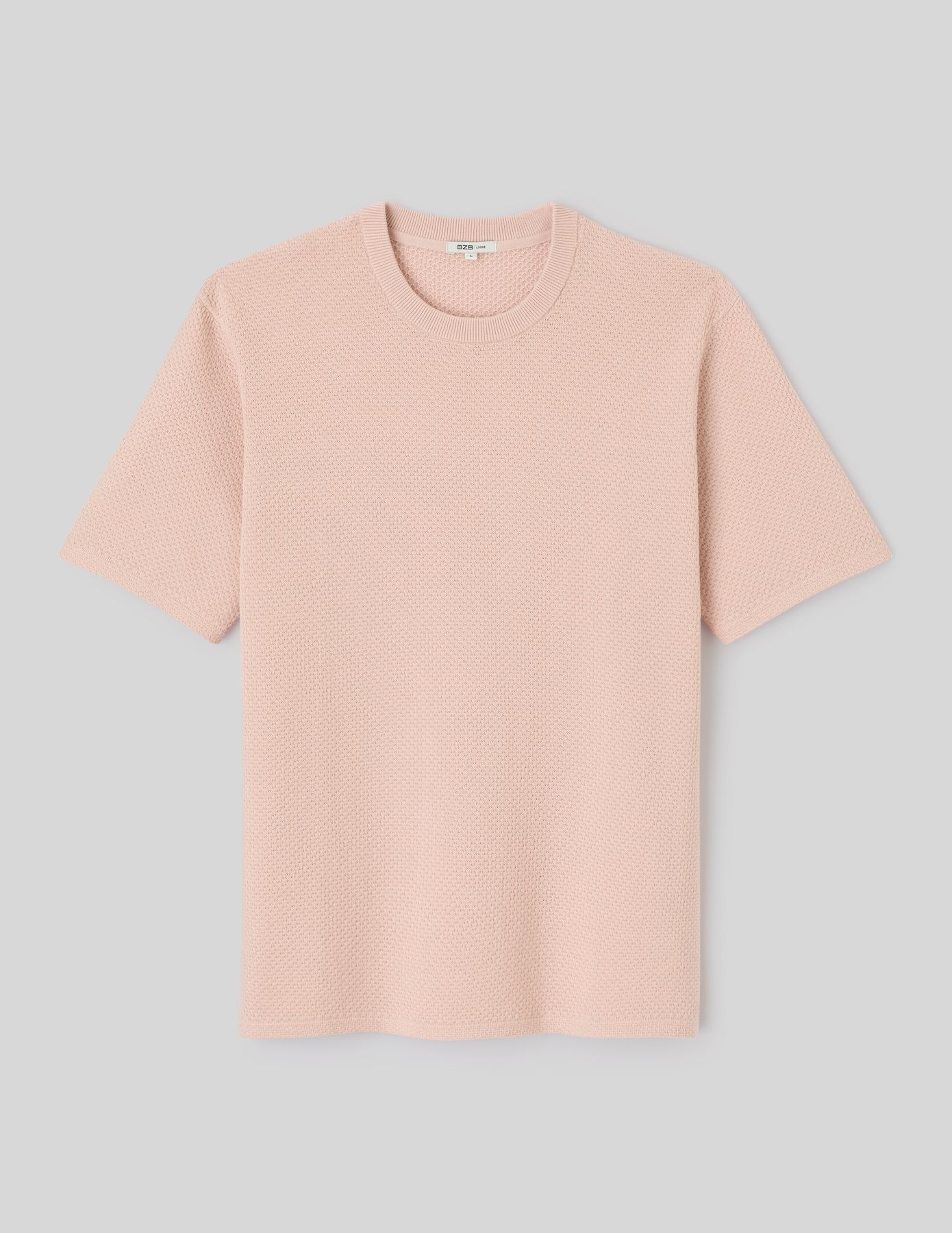 T-shirt maille textur&eacute;e