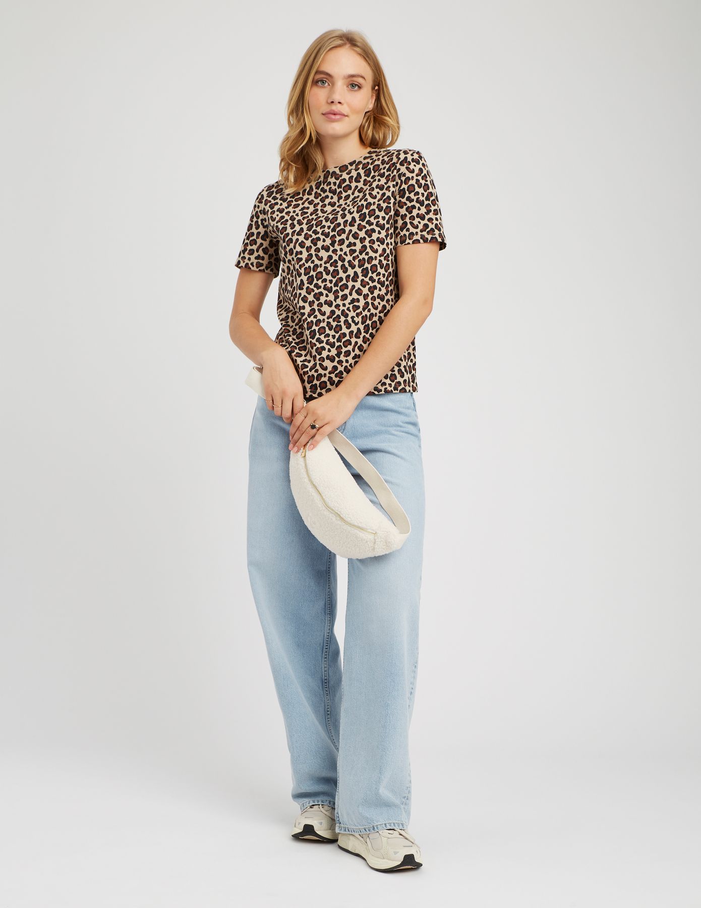 T-shirt imprim&eacute; l&eacute;opard