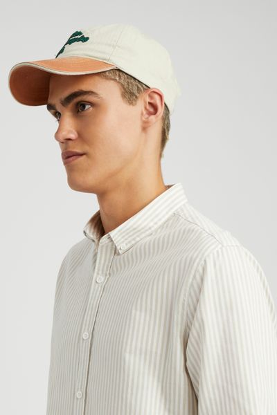 Chemise rayée droite