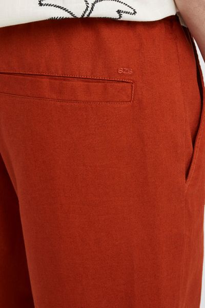 Pantalon de ville coton lin