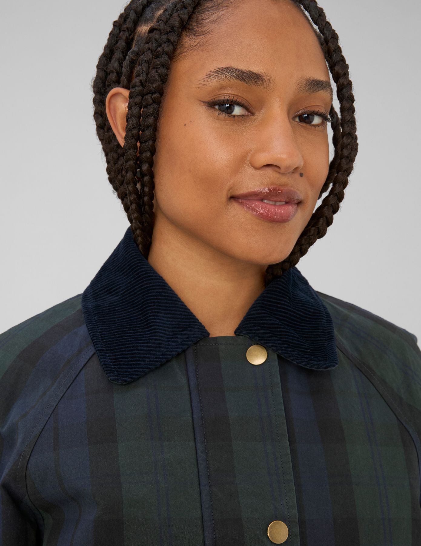 Veste &agrave; carreaux