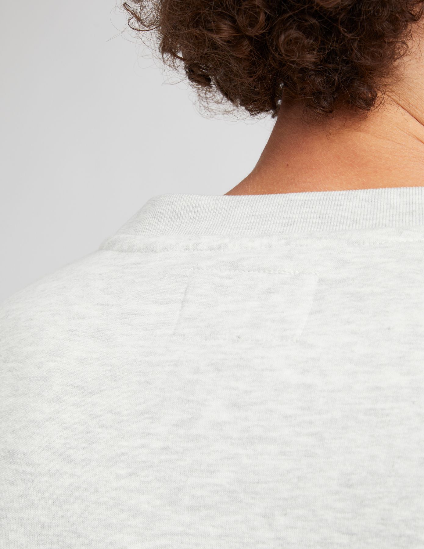 Sweat col rond uni