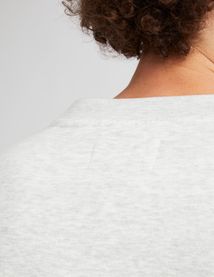 Sweat col rond uni