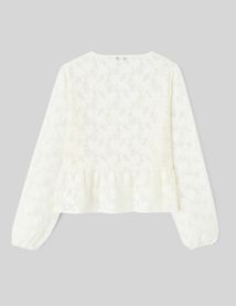 T-shirt en crochet &agrave; nouer