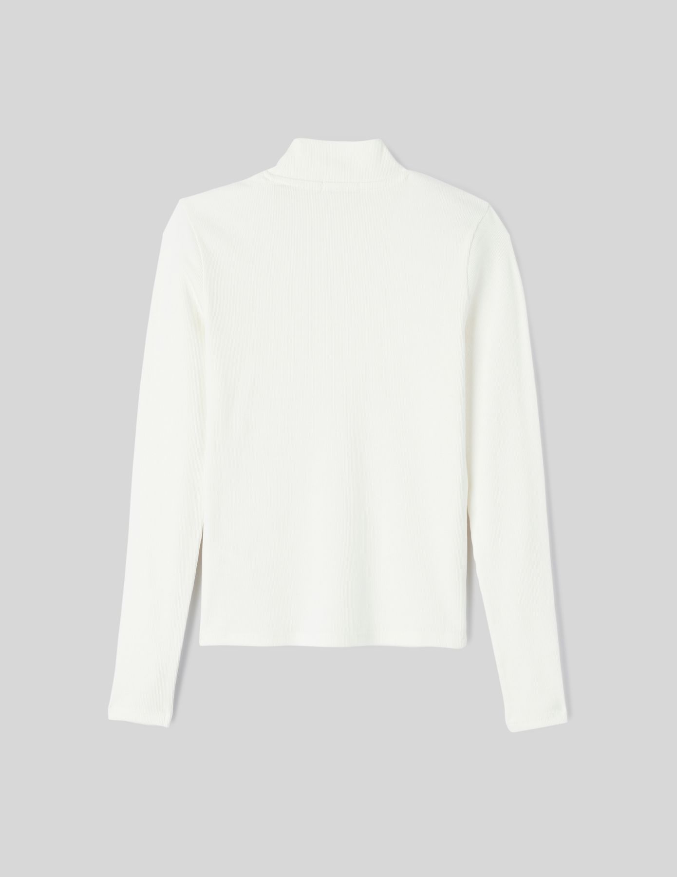 T-shirt col montant uni