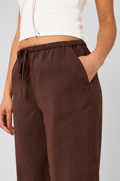 Pantalon fluide taille &eacute;lastiqu&eacute;e