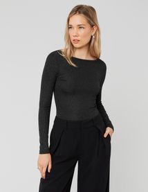 Body dos nu pailleté