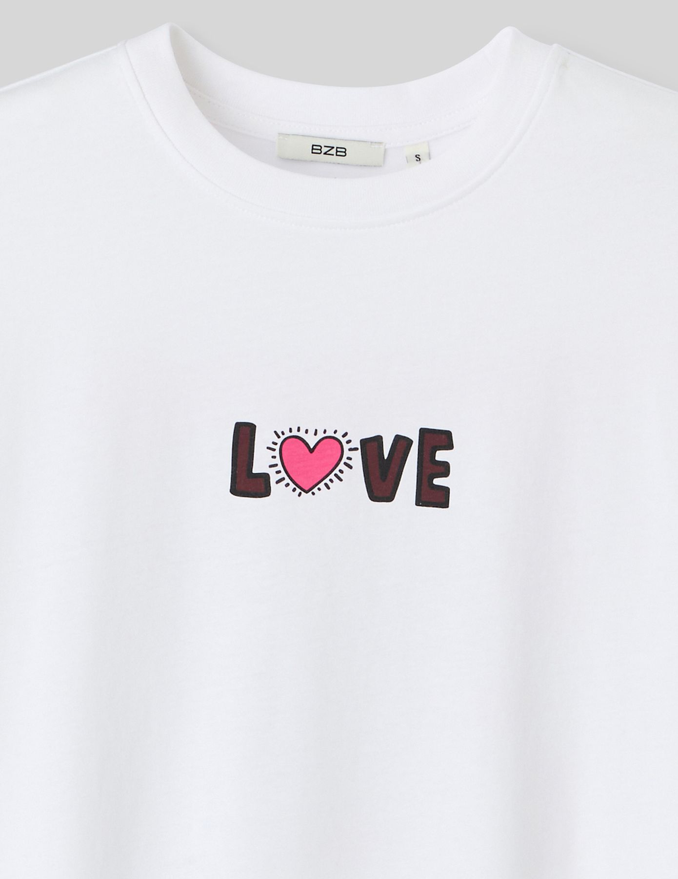 T-shirt collab Keith Haring imprimé devant/dos