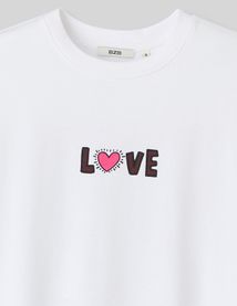T-shirt collab Keith Haring imprimé devant/dos