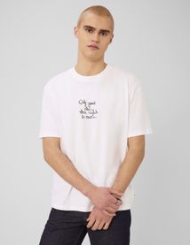 T-shirt imprim&eacute; devant