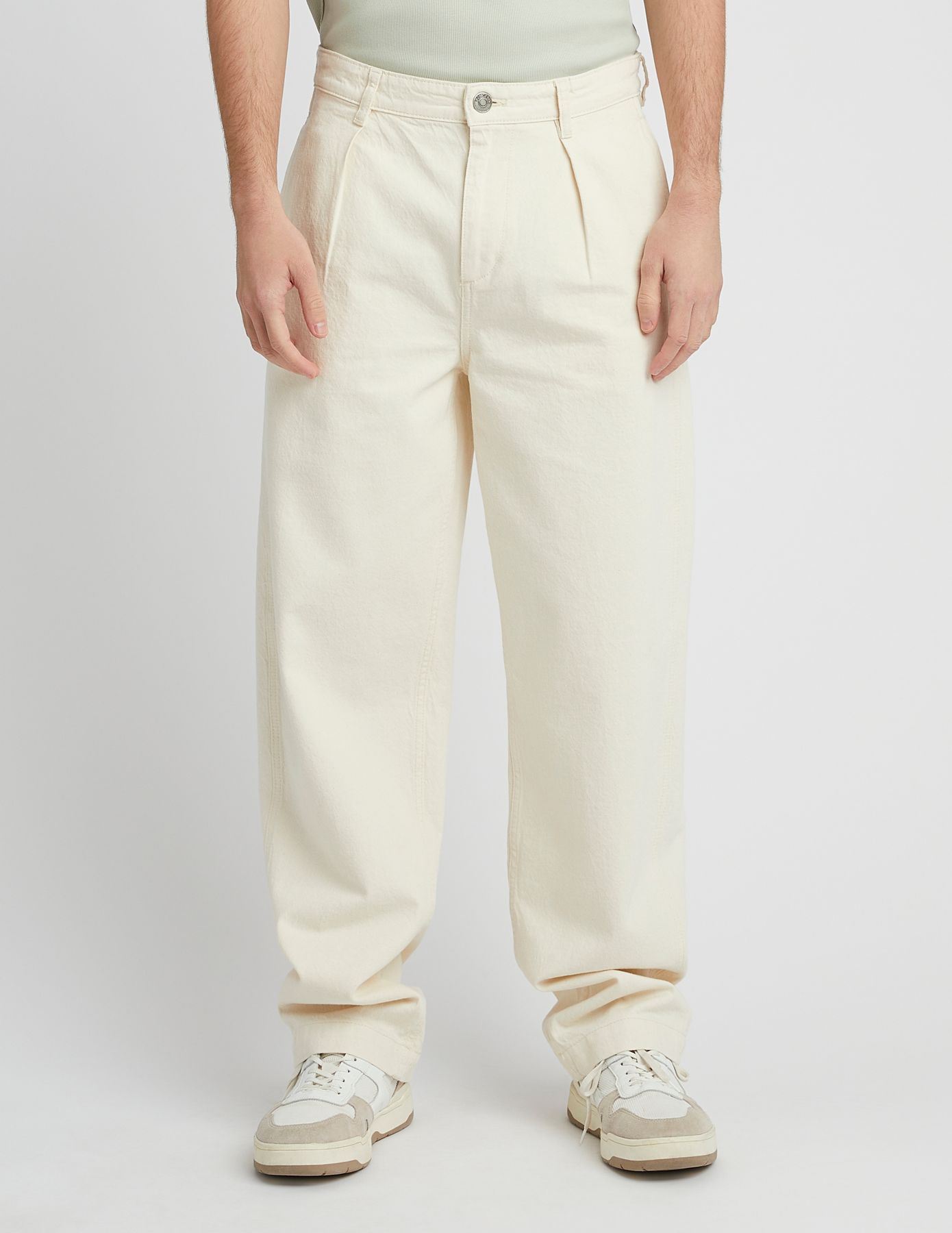 Pantalon twill à pinces