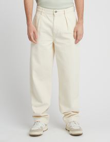 Pantalon twill à pinces