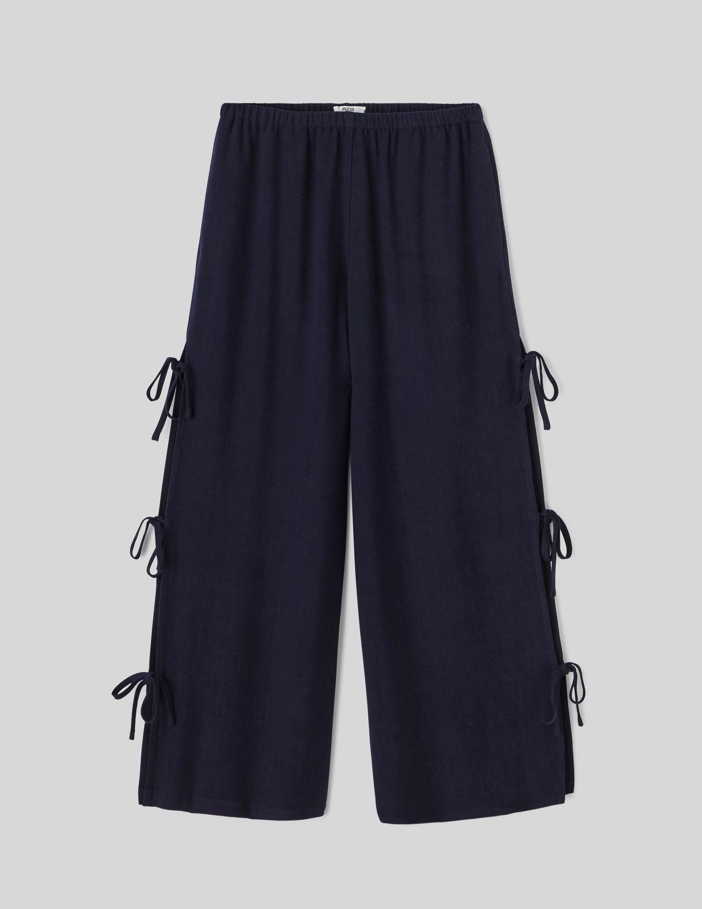 Pantalon fluide avec noeuds