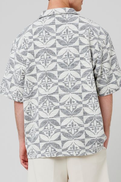 Chemisette en maille Jacquard