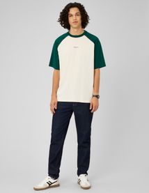 T-shirt manches contrast&eacute;es