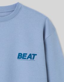 Sweat imprimé devant/dos