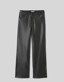 Pantalon tissu enduit